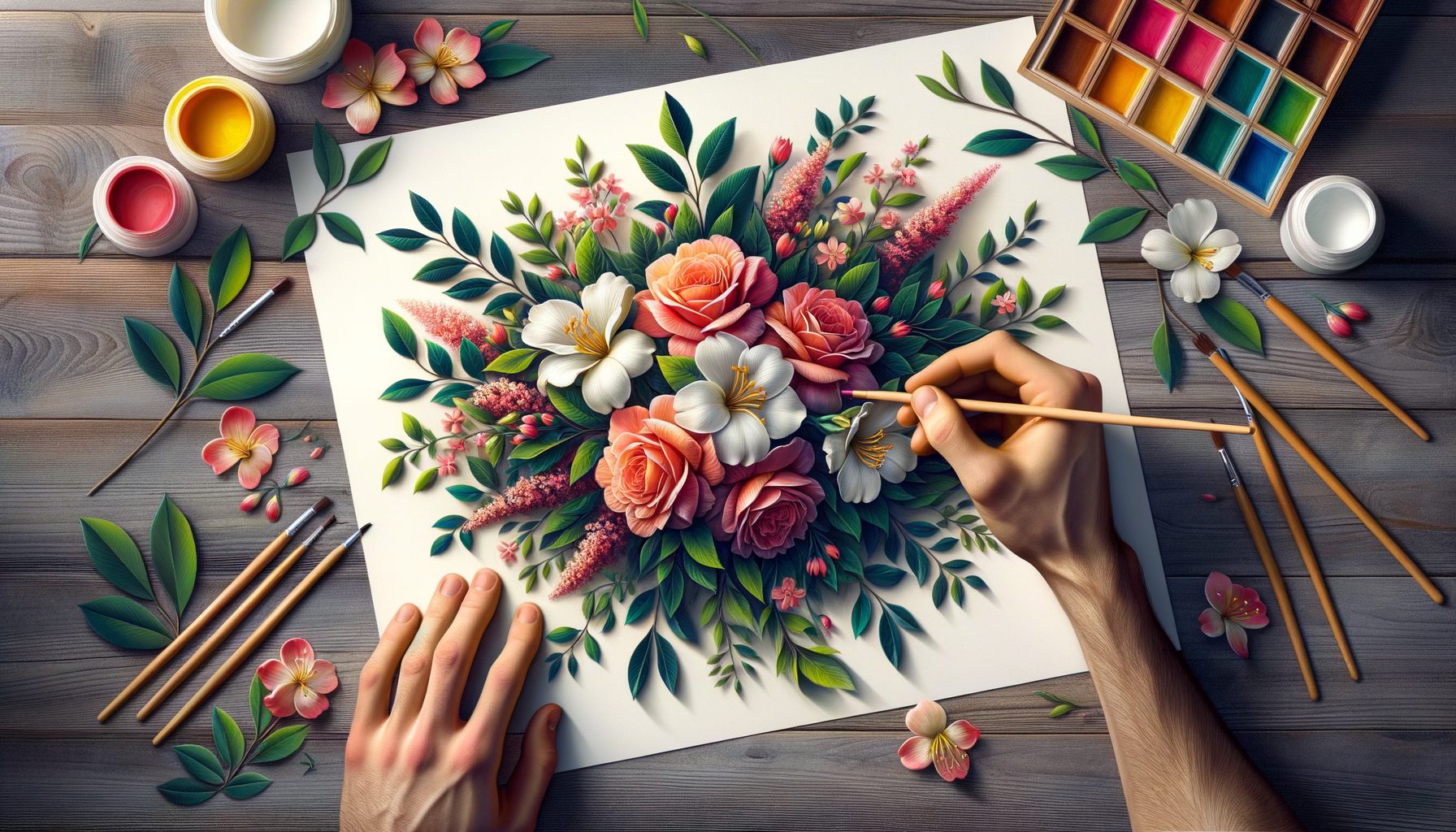 bloemen in portugese laurier