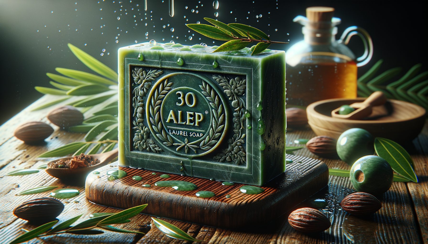 savon d'alep laurier 30